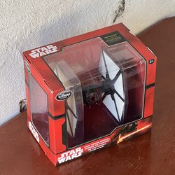 Disney Store Star Wars The Force Awakens First Order Special Forces TIE Fighter  Die Cast Vehicle Model No. 4376-W