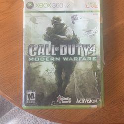 Xbox 360 Call Of Duty 4 Modern Warfare