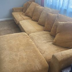 Large Gold Couch