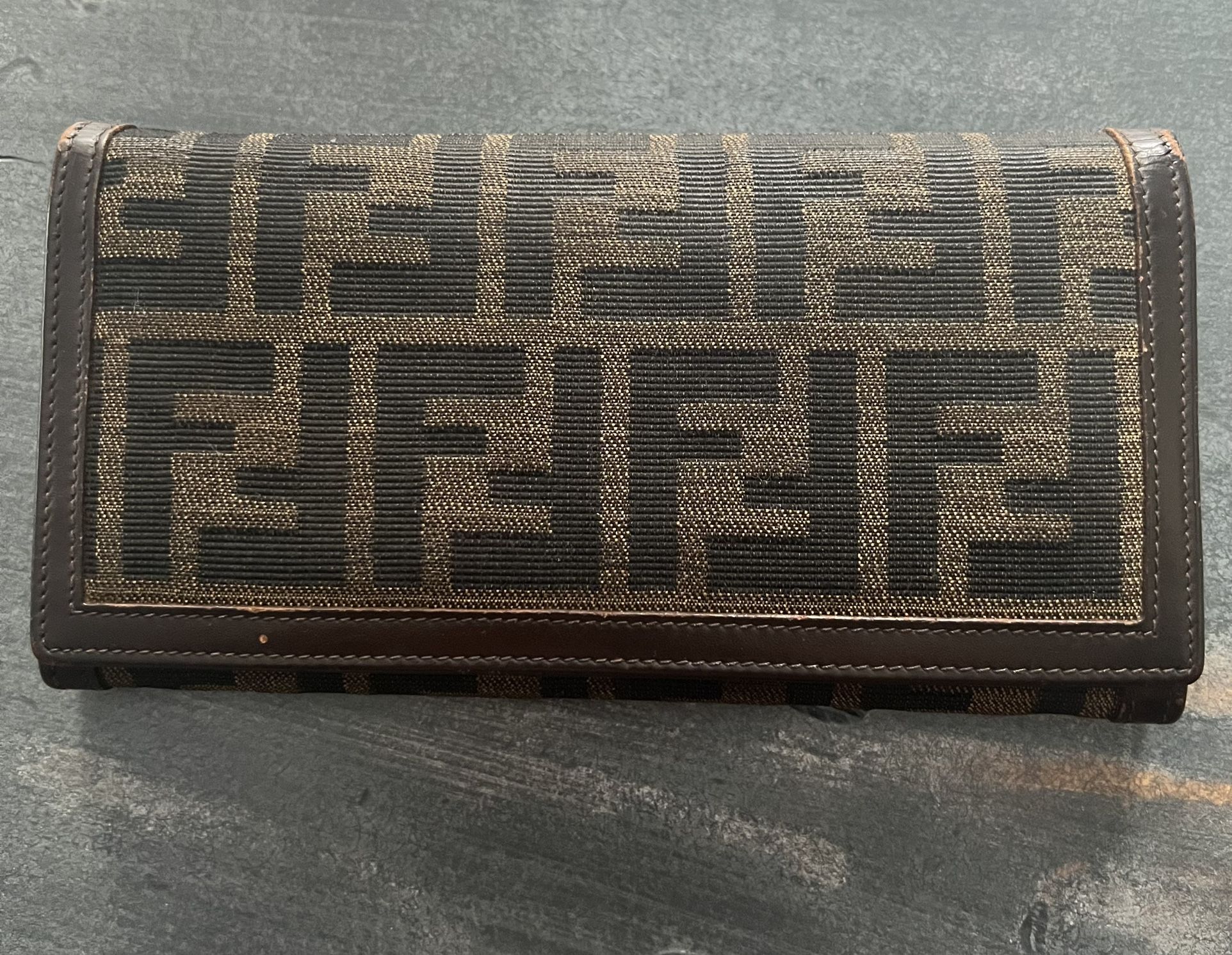 Fendi Continental FF Flap Wallet