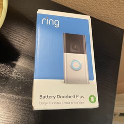 Ring Battery Doorbell Plus Wireless Security Camera