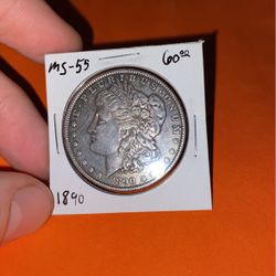 1890  Morgan Silver Dollar 
