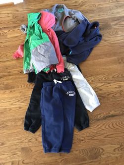 Boys 4t clothing - 8 pieces (fleece jacket) $32