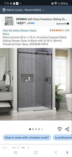 Shower doors set