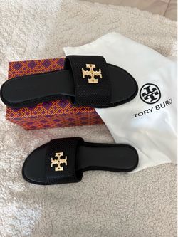 Women Tory slides size 8