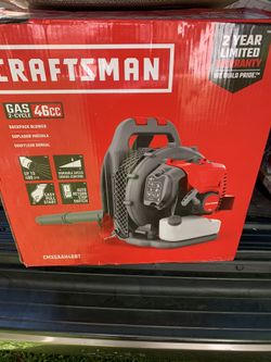 Craftsman back pack blower