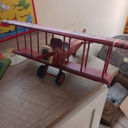 Vintage Wooden Air Force Plane