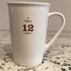 Starbucks 2010 Tall 12 Ounces ceramic coffee mug 