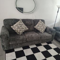 Living Room Sofa And Queen Bed