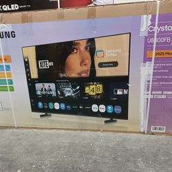 75" Screen Led Smart 4k Ultra HDTV By Samsung 2025 models.  Original Box SEALED.