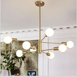 Modern Sputnik Chandeliers Light, 8-Light