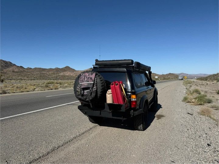 Landcruiser Rear Bumper, Dual Swing outs