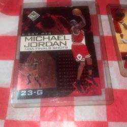 Upper deck, Michael Jordan LeBron trading cards