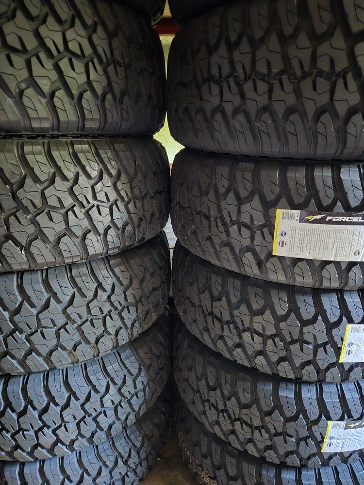 (4) 35x12.50r20 Forceland R/T 35 12.5 20 Inch RT 10-ply LT E Rated