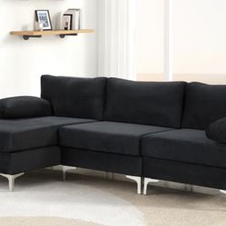 Modern Sectional w/ Ottoman