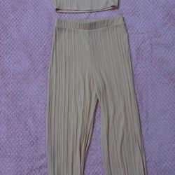 Light Orange Two Piece Pants 