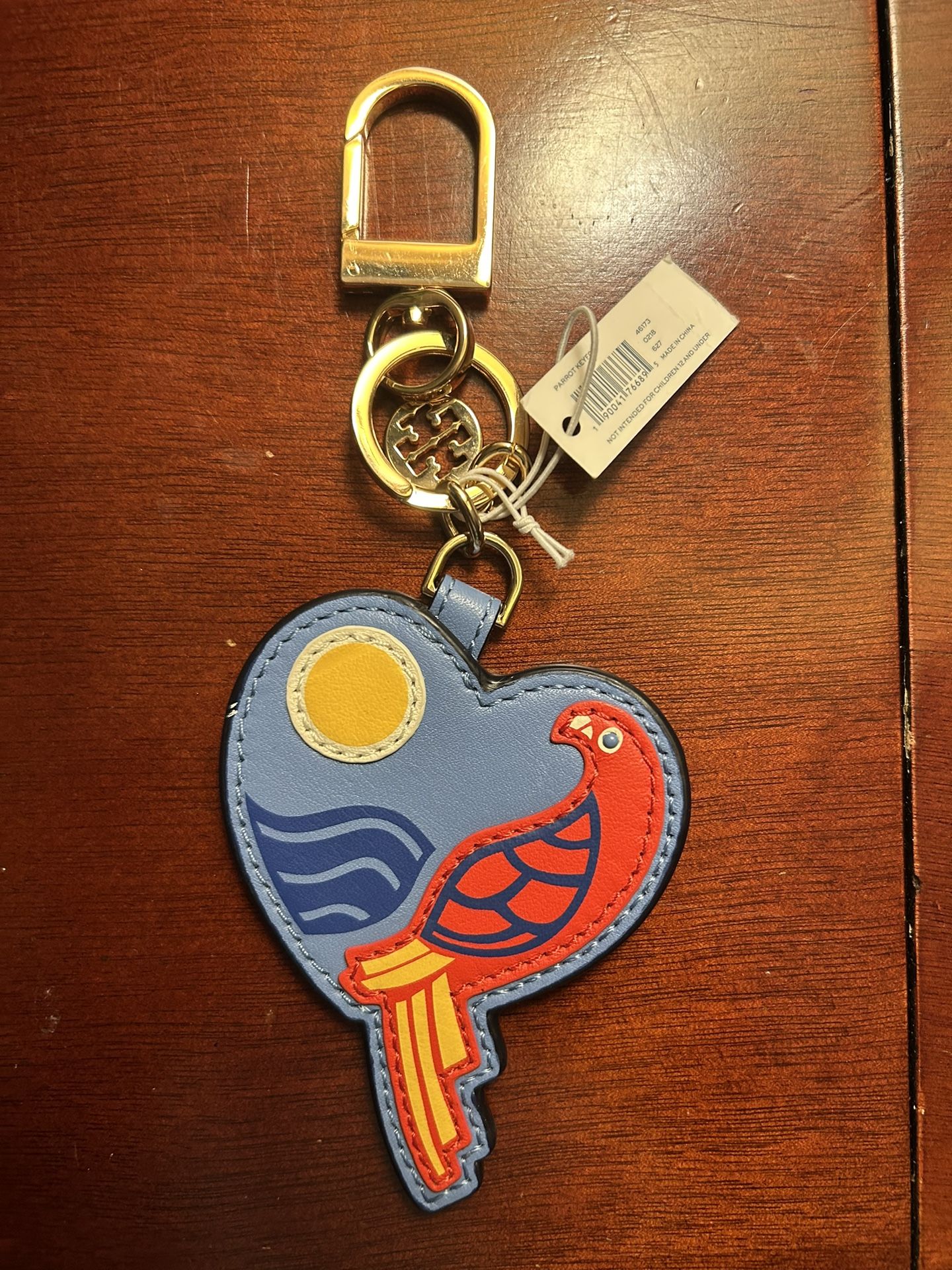 Tory Burch Parrot π¦ Key Fob Charm
