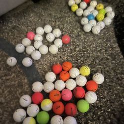 67 Used Srixon, Nike and Top Flite Golf Balls 