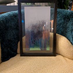 Modern Abstract Framed Art – Earth Tones & Sage Green