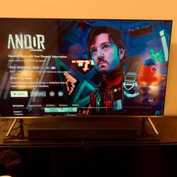 Samsung TV + Soundbar + Stand furniture