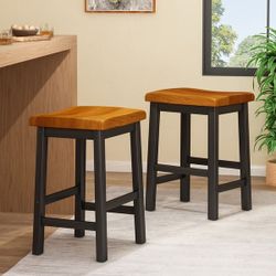 TO-set of 2 counter stools