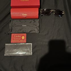 Purple Tint Cartier Glasses 