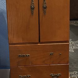 Antique Tall Jewelry Holder