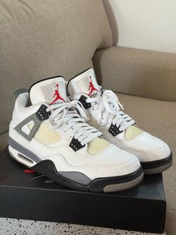 Jordan 4 White Cement Size 10.5