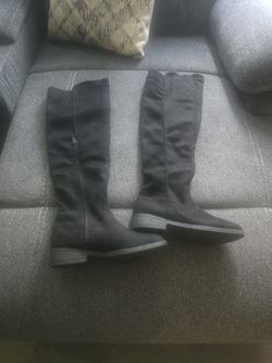 Black  High Knee Boots 