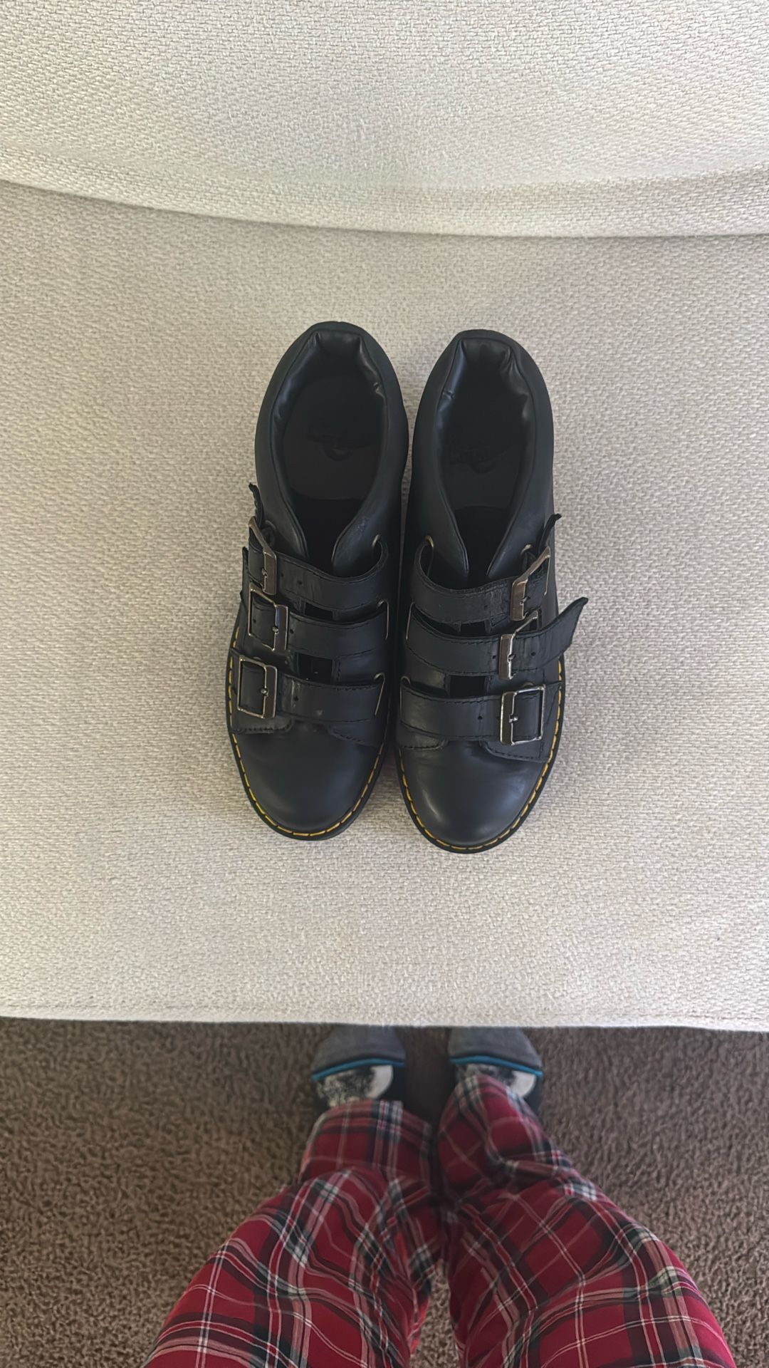 Doctor Martens Choppola Leather Heeled Ankle Boots Black Size 7