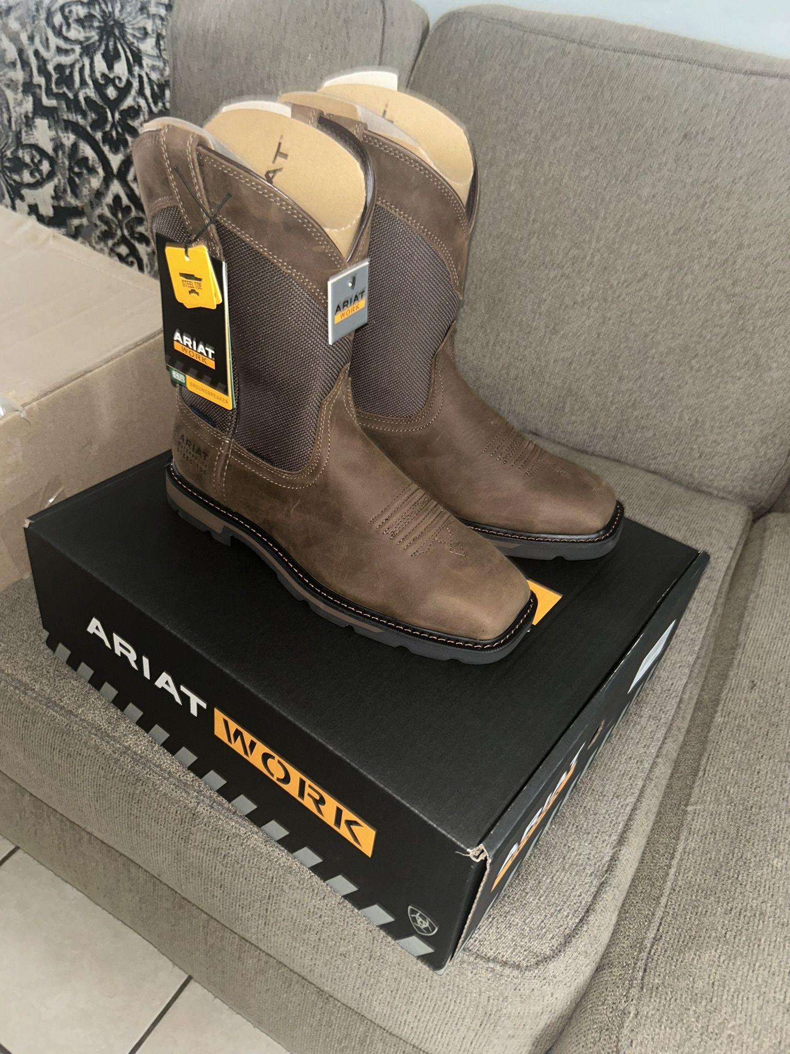 Ariat Work Boots Shoe Steel toe