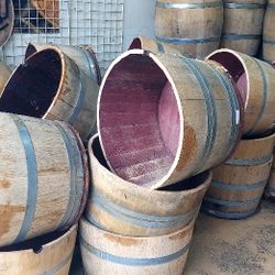 Half Wine Barrels 
