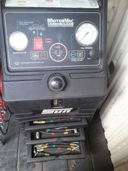 Motor vac injector cleaner