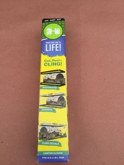 Habitat Wraps Desert Canyon Cloud Reusable Glass Tank Background