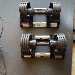 Core Home Fitness Adjustable 5-50 Lb Dumbbell Set