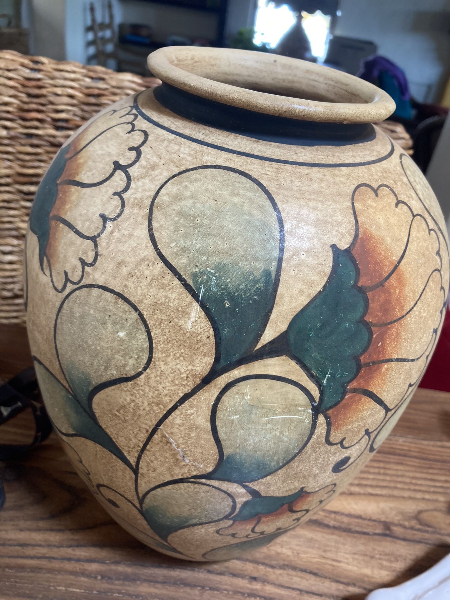Vintage Hand Painted Vase