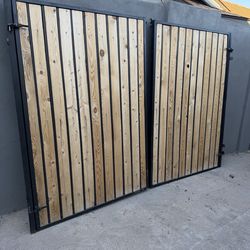 Rv gate 8 ft by 67 inches tall regular wood