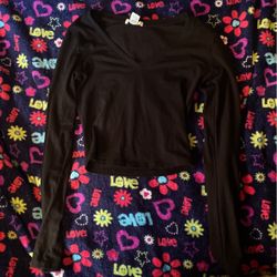 Y2K black long sleeve