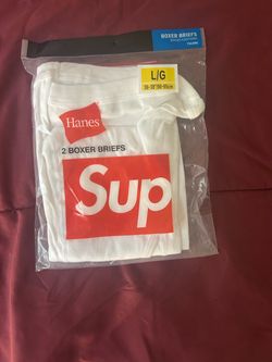 Supreme x Hanes Boxer Briefs 2-Pack Size Large