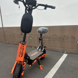 Electric Scooter Adults,5600W Dual Motor Commuter Scooter Up to 46MPH & 43 Miles Range,Dual Brake System and Shock Absorption,11" Vacuum Off-Road Tire