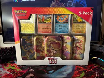 151 Mini Tins-5 Costco Bundle Pokemon New