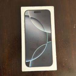 Brand New iPhone 16 Pro Max, White Titanium 512GB
