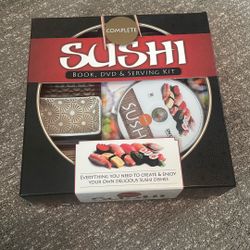 Complete Sushi Book, DVD and serving Kit