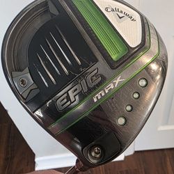 Callaway Epic Max Driver 9° – Cypher Shaft – Headcover Included