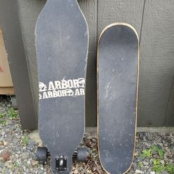 Longboard And Skateboard