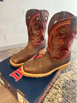 DURANGO STEEL TOE WORK BOOTS SZ 9 Mens