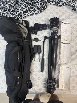 Manfrotto Professional Tripod Bundle – Multiple Heads + Carrying Bag