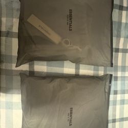 Essentials Dark Oatmeal Hoodie & Sweatpants Set (CHECK DESCRIPTION)