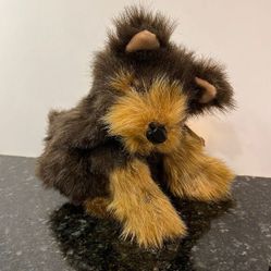 Folkmanis 10” Yorkie Pup Puppy Dog Hand Puppet Plush Toy Stuffed Animal … 