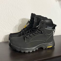 Khombu Men Steel Toe Work Boots Sz 9 wide - BRAND NEW